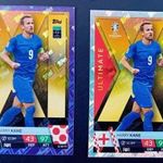 Harry Kane Anglia Ultimate XI + Purple Sapphire Ultimate XI focis kártya Topps Match Attax Euro 2024 fotó