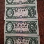 10 Forint 1969 évi Rákosi címeres papír pénz kifogástalan állapotban. fotó