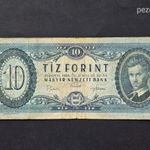 1969. évi KÉK 10 Forintos Bankjegy sorszámozott fotó