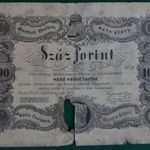 1848, 100 Forint "Kossuth Bankó" bankjegy fotó