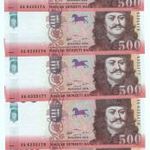 5db 500 Forint bankjegy 2018 500Ft UNC ( Sorszámkövető ) fotó