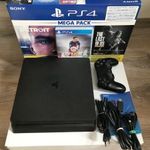 Sony PlayStation 4 Slim 500GB konzol csomag kiegészítőivel és játékkal ( PS4 ) (használt 1 hó gari!) fotó