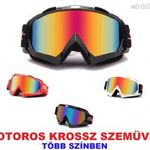 ENDURO MX CROSS krossz motoros kerékpár szemüveg napszemüveg motor ANTI-FOG tükrös lencse TÖBB SZÍN fotó