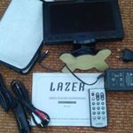 Lazer 7" LCD távirányítós analóg TV vevő ( PAT-701 ) tartozékokkal 15W/9-12V fotó