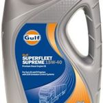 Gulf Supreme 15W40 tehergépjármű motorolaj 5L fotó