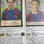 FC Barcelona, Aloy, Villa, dedikalt, autogram, foto, labdarugas, mez, labda, foci, valogatott fotó