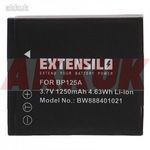 Helyettesítő EXTENSILO akku Samsung HMX-M20 típ. IA-BP125A 1250mAh fotó