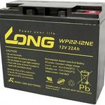 Long WP22-12NE Ólomakku 12 V 22 Ah Ólom-vlies (AGM) (Sz x Ma x Mé) 181 x 167 x 76 mm M5 csavaros ... fotó