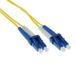 ACT LSZH Singlemode 9/125 OS2 fiber cable duplex with LC connectors 3m Yellow RL9903 Hálózat Háló... fotó