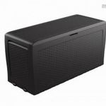 Keter Samoa Rattan Box 270L grafit fotó