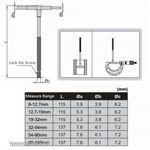 MIKROMÉTER, FURAT MÉRÉSÉHEZ 8-150MM IG 0, 001 fotó