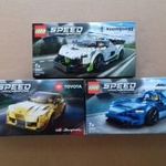 Bontatlan LEGO Speed Champions 76900 KOENIGSEGG JESKO + 76901 TOYOTA + 76902 MCLAREN ELVA fotó