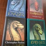 Christopher Paolini - Örökség sorozat 1-4 (Eragon, Elsőszülött, Brisingr, Örökség) fotó