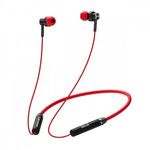 Bliszteres Lenovo HE06 sztereo bluetooth sport headset mikrofonnal piros fotó