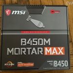 MSI B450M Mortar Max (Ryzen 5000 sorozatú cpu támogatása) fotó