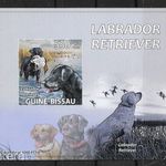 2009. Guinea-Bissau , Labrador retriever kutya blokk, karton változat ( ? € ) fotó