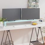 zöld üveg TV állvány/monitor magasító 110 x 30 x 13 cm fotó