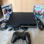 Sony PlayStation 3 Slim 160GB konzol csomag kiegészítőivel és játékokkal ( PS3 ) használt, 1 hó gari fotó