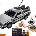 Lepin Creator Icons 10300 Vissza a jövőbe időgép Delorean + grátisz lego mágnes ÚJ BP! fotó