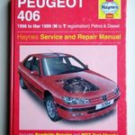 Peugeot 406 javítási könyv (1996-1999) Haynes fotó