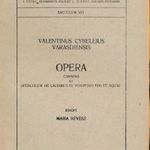 HAGYMÁSI Bálint (1490-1517?): Opera : Carmina et Opusculum de laudibus et vituperio vini et aquae fotó