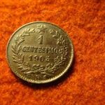 Olasz bronz 1 centesimo 1905 fotó