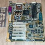 Abit KG7 Retro Socket 462 alaplap, + Athlon XP 1600+ CPU, 1 GB DDR1 RAM fotó