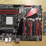 Asus Formula AM3, AM3+ alaplap, USB 3, FX CPU ready, Ati CrossFireX, X-FI hang fotó