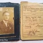 M.KIR LŐVÉSZIGAZOLVÁNY, ZRINYI BAJTÁRSI EGYESÜLET IGAZOLVÁNY , DARU 1923 MAGYAR fotó