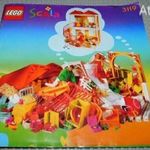 Lego Scala 3119 Sunshine Home - emeletes babaház. Lányos legó játék, építési útmutatóval, 1998. fotó