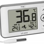 TFA Dostmann Digitales Profi-Thermometer mit Kabelfühler LT 202 Hőmérő Fehér fotó