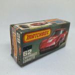 Matchbox Superfast No62 Chevrolet Corvette, csak doboz! (eredeti) fotó