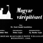 Magyar várépítészet - diafilm - rendkívül ritka! fotó