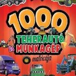 1000 teherautó és munkagép matricája - Piros fotó