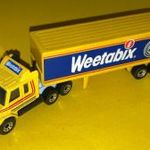 Matchbox CONVOY - Scania T-142 Container Truck "Weetabix" - RITKA KÉK MATRICA!!! fotó