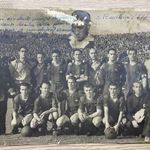 Aranycsapat, FC Barcelona, Kubala László, dedikált, aláírt csapat kép 1957, FTC, Fradi_RITKASÁG!!! fotó