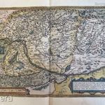 1579 Magyarország színezett, rézmetszetes térképe. - Ortelius (*16) fotó