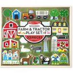 Melissa & Doug fa építőjáték, farm és traktor fotó