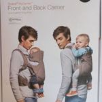 STOKKE MyCarrier Front and Back Carrier Mesh Black kenguru babahordozó fotó