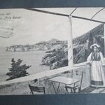 Dubrovnik, Ragusa, Horvátország, Adria panzió terasza, 1920.12.09. fotó