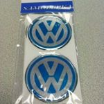 VW 55MM 3D ALUFELNI KUPAK EMBLÉMA fotó