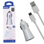 Inkax CD-29-MICRO 2.4A dupla USB-s autós töltő 1 méteres microUSB kábellel (1271631) (CD-29-MICRO) fotó