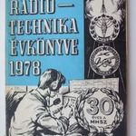 Rádiótechnika évkönyve 1978 - Szerk.: Stefanik Pál - TV-antenna, rádió, magnó, híradástechnika...-M33 fotó