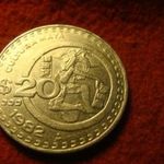 Mexico nagyméretű nikkel 5 peso 1982 fotó