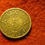 Mexico nikkel 5 centavos 1936 fotó