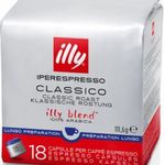 Illy IperEspresso Long kapszulás kávé (hosszú, kék) 18 adag fotó