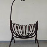 Antik Thonet bútor bölcső gebogen Möbel hajlított gyűjtői ritkaság 842 7412 fotó