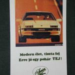 Kártyanaptár, Junior vendéglátó vállalat, Budapest, NISSAN 300ZX autó , 1987, , T, fotó