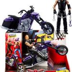 16cm-es Pankrátor figura - Undertaker figura szétszedhető Chopper motorral - új WWE Elite Wrekkin Sl fotó