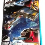 Star Trek - mini Klingon D7 Battle Cruiser építhető űrhajó világító talppal - 39 elemes építőjáték fotó